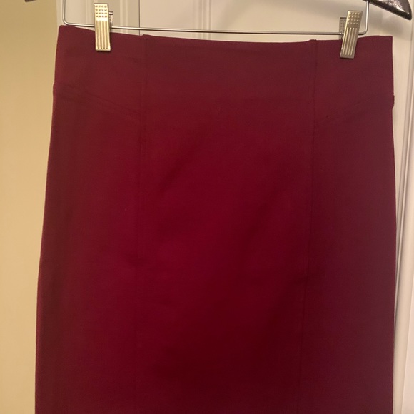 Thalian Dresses & Skirts - Thalian Burgundy Pencil Skirt